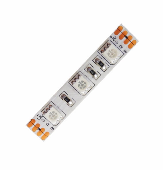 LED pásek SMD5050-60LED/m-12V-IP33-14,4W/m RGB, cena za 1m
